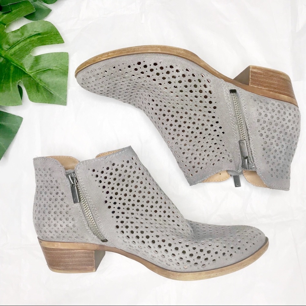 Lucky Brand Gray Ankle Booties